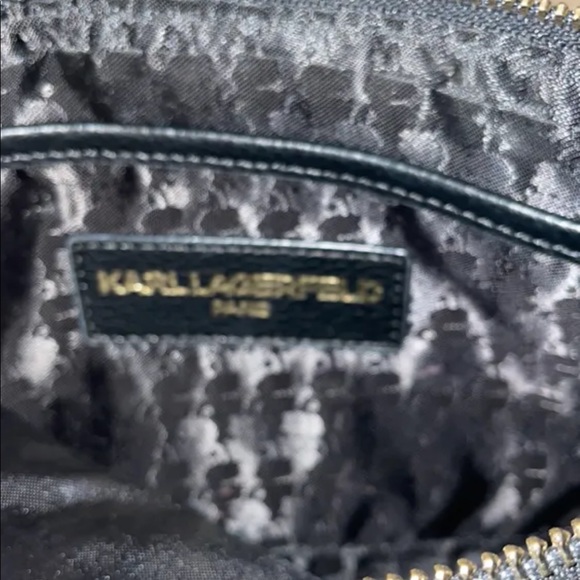 Karl Lagerfeld leather poutch wristlet - Picture 4 of 4